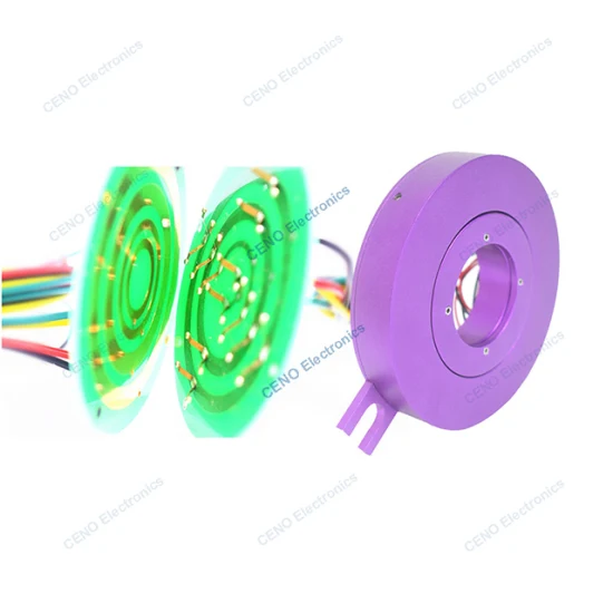 Pancake Flat Slip Ring with PCB Electrical Collector