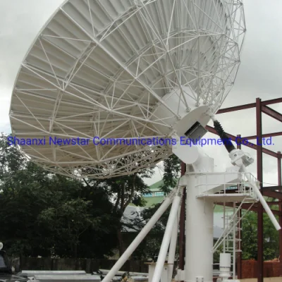 11m Large Satellite Antenna with Highly Effective Corrugated Horn Feed