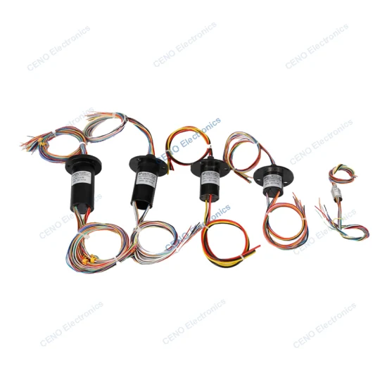 Capsule Slip Ring with Integrated Electrical Power Swivel